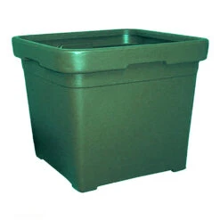 Garden Care Store -Garden Care Store 580mmSQ Advanced Plant Container Square Jade Green 24491.1649645264