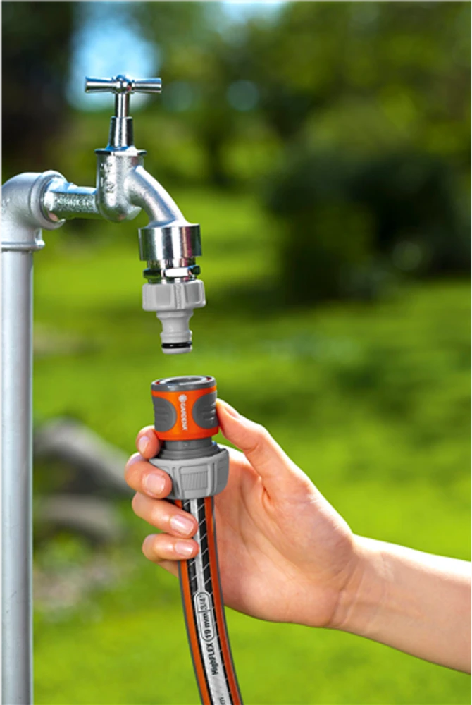 Gardena 19mm Hose Connector For 13mm Tap Adaptor - Image 2